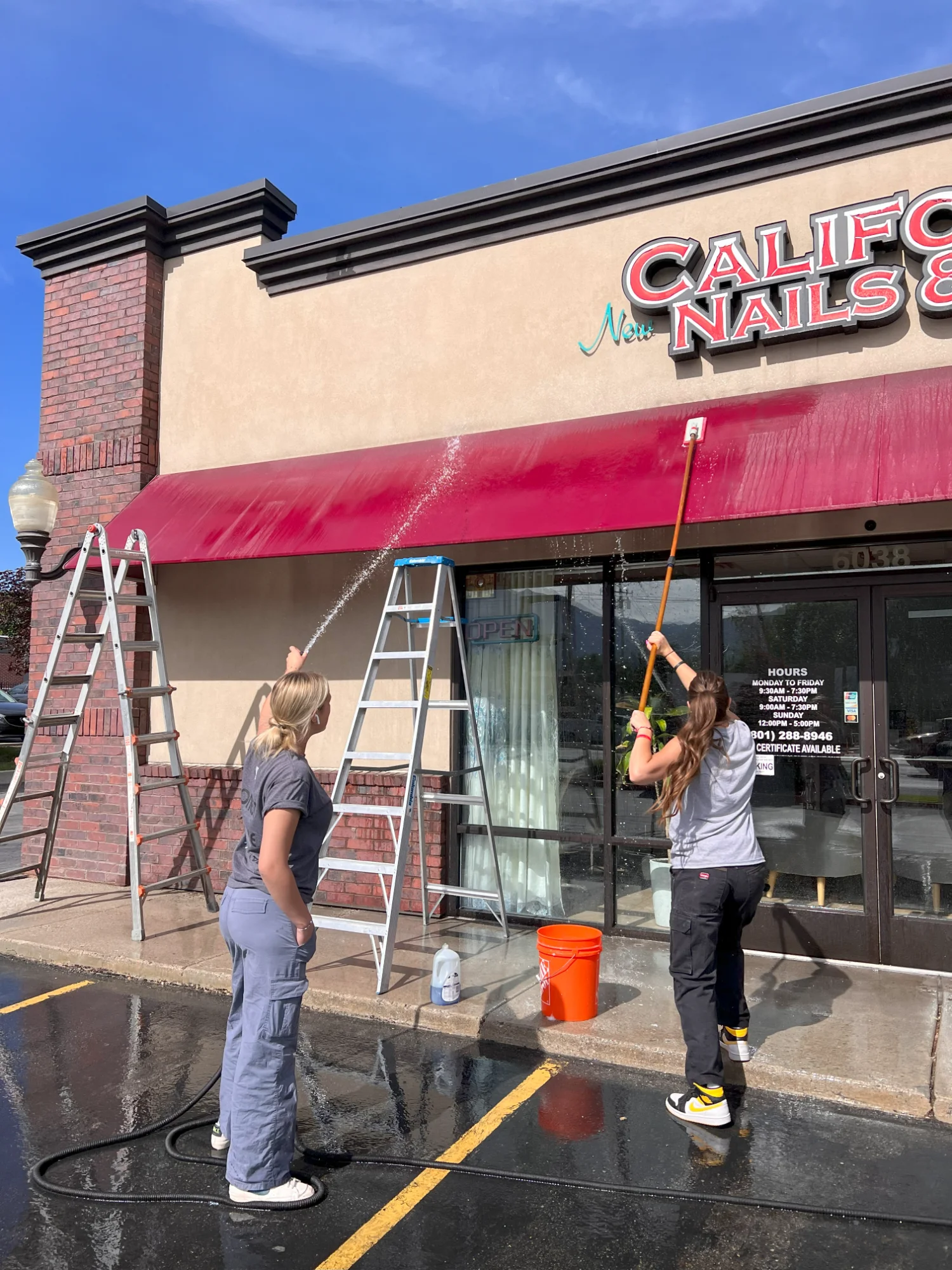 Commercial awning cleaning Utah